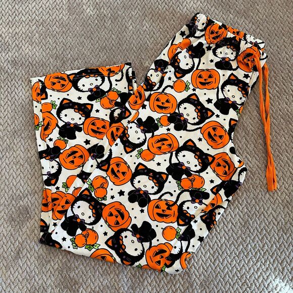 Halloween Sanrio Hello Kitty Pajama Pants - Picture 1 of 7